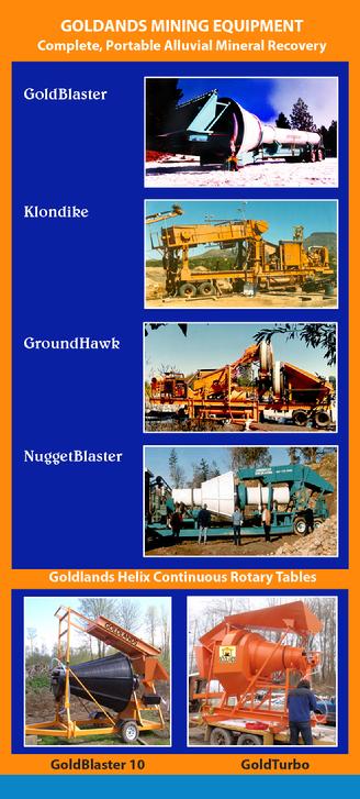 Trommels, Helicoids, Complete Wash Plants, Gold Mining Systems